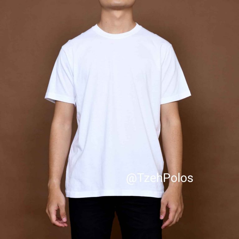 KAOS POLOS PUTIH - TzehPolos.com