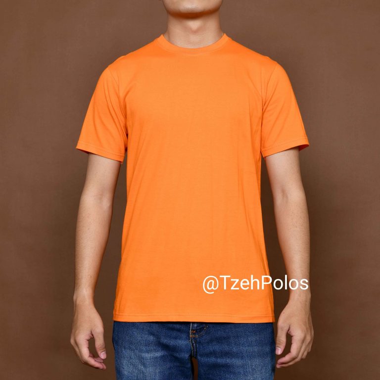 KAOS POLOS ORANGE - TzehPolos.com