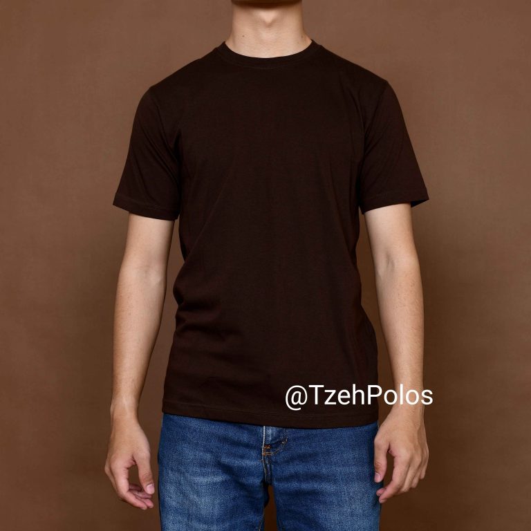 KAOS POLOS COKLAT COFFEE - TzehPolos.com