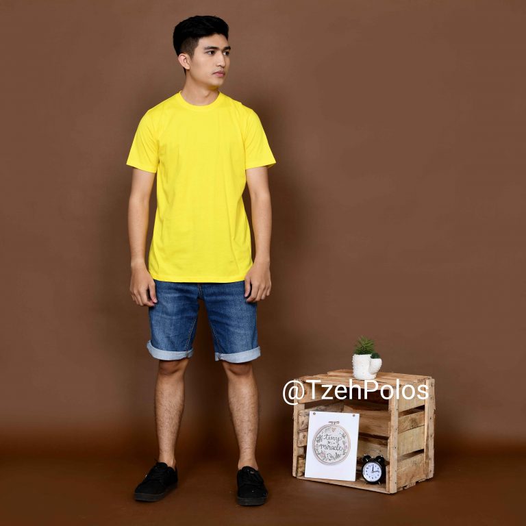 KAOS POLOS KUNING KENARI - TzehPolos.com