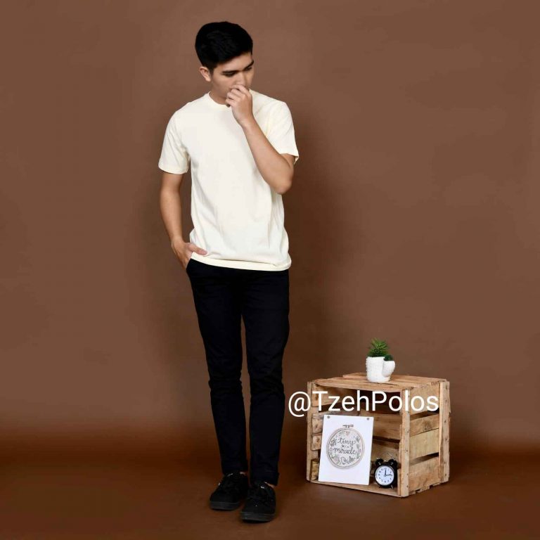 KAOS POLOS SOFT CREAM - TzehPolos.com