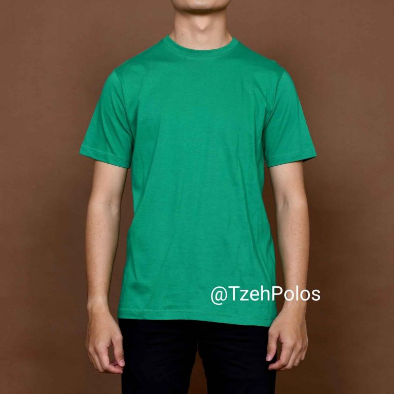 KAOS POLOS HIJAU FUJI - TzehPolos.com